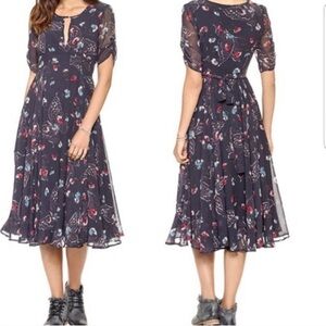 Free People Bonnie Midnight Combo Dress